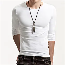 Men's T shirt Tee Plain Crew Neck Gray-V-neck Green-V-neck Black-V-neck Red-V-neck Blue - round neck Work Street Short Sleeves Clothing Apparel Sports Fashion Simple Lightinthebox