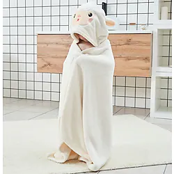 Kid's Adults' Oversized Hoodie Blanket Wearable Blanket Frog Monkey Rabbit Bunny Animal Onesie Pajamas Flannel Cosplay For Men's Women's Boys Christmas Animal Sleepwear Cartoon Festival / Holiday Lightinthebox
