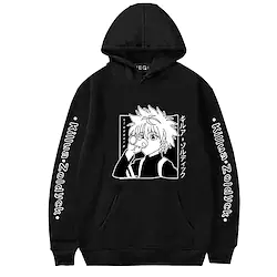 Inspired by Hunter X Hunter Killua Zoldyck Hoodie Anime Cartoon Oil Painting Printing Harajuku Graphic Hoodie For Men's Women's Adults' Polyester / Cotton Blend Lightinthebox