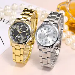 Women Gold Watch Fashion Women Watches Ladies Creative Steel Band Watches for Women's Analog - Digital Quartz Glitter Fashion Creative Titanium Alloy Lightinthebox