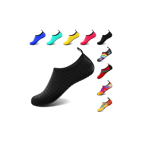 (38-39, Pink) Water Sports Shoes Barefoot Quick-Dry Aqua Yoga Socks Slip-on for Men Women