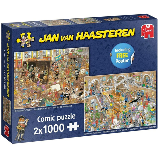 Jan Van Haasteren A Trip to the Museum Jigsaw Puzzle (2 x 1000 Pieces)