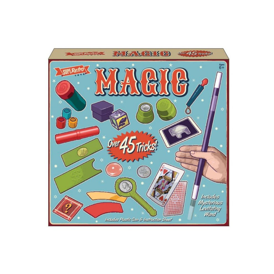 Classic 45 Tricks Magic Set Fun Family Kids Toys Magician Illusion Joke Gift