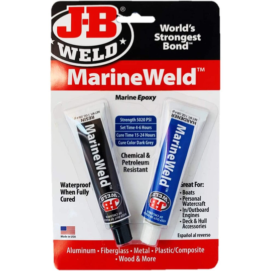 JB Weld JB8272 Marine Weld Waterproof 2 Part Epoxy Adhesives