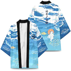 Inspired by Demon Slayer: Kimetsu no Yaiba Agatsuma Zenitsu Kamado Tanjiro Rengoku Shinjurou Cartoon Kimono Anime Harajuku Graphic Kawaii Top For Men's Adults' 3D Print Terylene Lightinthebox