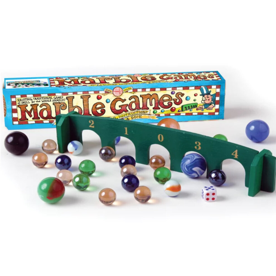 Traditional Marbles Games Set for the Whole Family - Boxed Gift