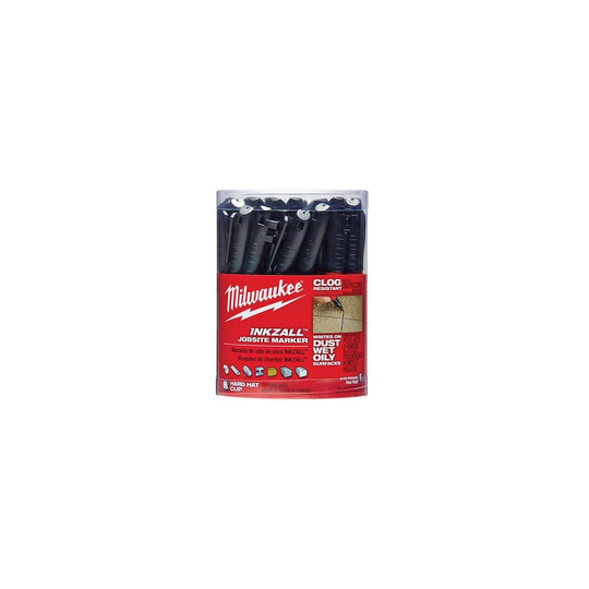 Milwaukee 48223100 Inkzall Jobsite Fine Point Markers (Tub of 36)