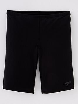 Boys, Speedo Eco Endurance+ Jammer, Black, Size 4 Years