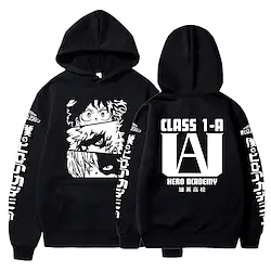Inspired by My Hero Academia Todoroki Shoto Bakugou Katsuki Deku Hoodie Cartoon Manga Anime Front Pocket Graphic Hoodie For Men's Women's Unisex Adults' Hot Stamping 100% Polyester Casual Daily Lightinthebox