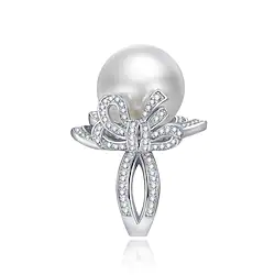 Wedding Ring Wedding Vintage Style Silver S925 Sterling Silver Precious Vintage Elegant 1PC Freshwater Pearl Lightinthebox