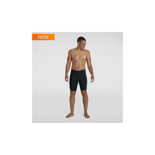 (34) Speedo Swimming Shorts Men's Dive Jammer Black / USA Charcoal