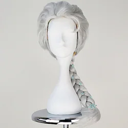 Princess Fairytale Elsa Cosplay Wigs Women's Braid 60CM Heat Resistant Fiber Silver Blonde Anime Wig / Princess Lolita Lightinthebox