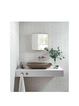Topps Tiles Hartley White 6Cm X 25Cm (Box Of 32 Tiles)
