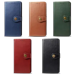 Phone Case For OPPO Full Body Case Leather Flip OPPO A53 oppo A9 2020 Oppo A72 / A52 / A92 Card Holder Shockproof Flip Solid Color PU Leather Lightinthebox