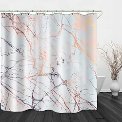 Abstract Pattern Digital Print Waterproof Shower Curtain for Bathroom Decor Polyester Bathtub Curtains with Hooks 1PC 70 Inch Lightinthebox