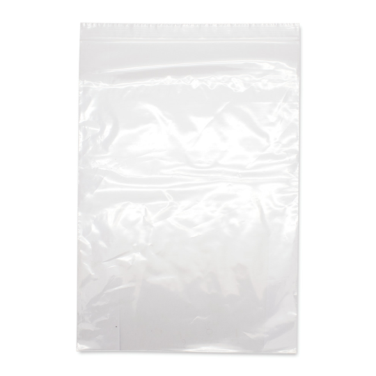 100 x Simply Direct GL14 (254mm x 356mm) Large Clear Grip Seal Plastic Poly Press & Seal Bags