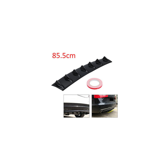 85cm Universal Shark Fin 7 Wing Lip Rear Bumper Vortex Diffuser