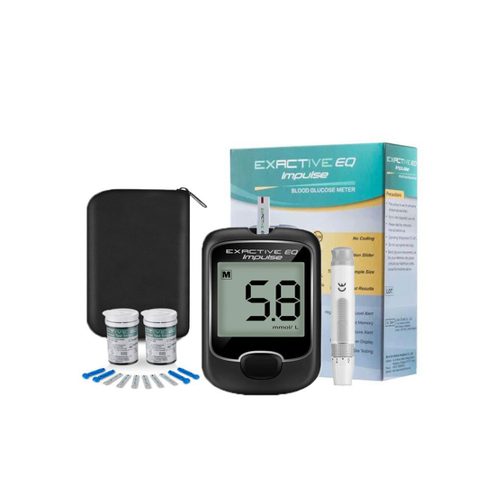 Blood Glucose Monitor Meter, Diabetes Testing Kit Blood Sugar Tester New update