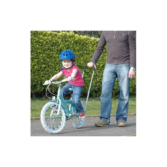 Balance Buddy Pal Kids Bike Parent Handle Training Safety Push Pole