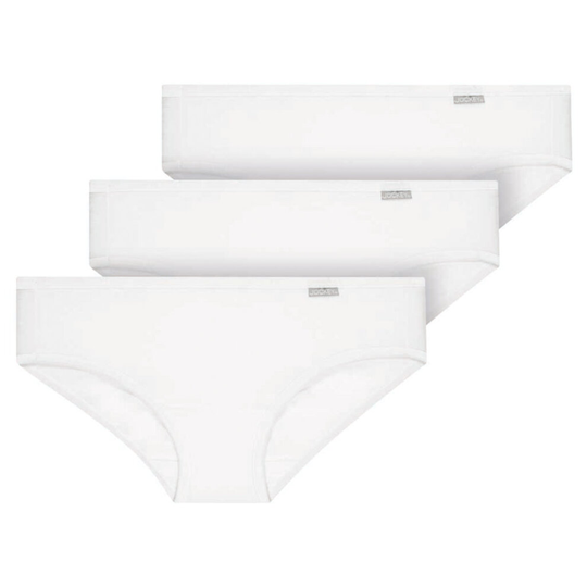 (40, White) Jockey Women's Underwear Elance Bikini Style Brief 3-Pack