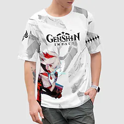 Inspired by Genshin Impact Kaedehara Kazuha T-shirt Cartoon Manga Anime Harajuku Graphic Kawaii T-shirt For Men's Women's Unisex Adults' 3D Print 100% Polyester Lightinthebox