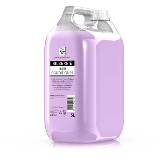 London Fine Soaps Bilberrie Luxury Hair Conditioner ~ 2 x 5 Litres