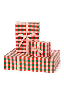 Ban.Do Wrap It Up Gift Box Set - Plaid, One Colour, Women