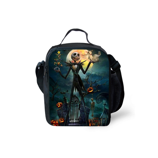 (Pattern 02) Halloween Lunch Bags Thermal Insulated School