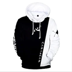 Inspired by Anime Character Killua Zoldyck Cosplay Costume Hoodie Cartoon 3D Harajuku Graphic Kawaii Hoodie For Men's Women's Adults' 3D Print Terylene Lightinthebox