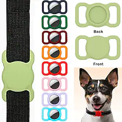 Pet Silicone Protective Case For Airtag GPS Finder Dog Cat Collar Loop For Apple Airtags Locator Tracker Anti-lost Device Lightinthebox