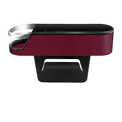 Homthia Car Seat Gap Organizer Car Logo Stylish Pu Leather Seat Gap Organizer Car Organizer Between SeatsCar Gap Filler Storage Organizer Front Seat Lightinthebox