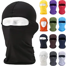 Headwear Balaclava Neck Gaiter Neck Tube Solid Colored Sunscreen Windproof Quick Dry Lightweight Materials Bike / Cycling White Black Purple Lycra Winter Summer for Men's Women's Adults' Cycling Lightinthebox
