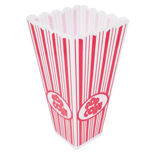 SIL Plastic Popcorn Box 20cms Tall - Pack of 4