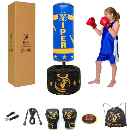 Viper Kids/Junior Free Standing Bag MMA Kids Boxing Punch Bag Kids Bag Mitts 100% DELIVER B4 Christmas