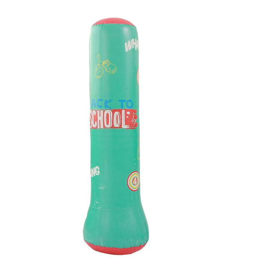 (Blue, 1.2m) Adults Kids Inflatable Punching Bag Free Standing Boxing Post Fitness Training