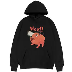 Inspired by Chainsaw Man Pochita Hoodie Cartoon Manga Anime Front Pocket Graphic Hoodie For Men's Women's Unisex Adults' Hot Stamping 100% Polyester Lightinthebox