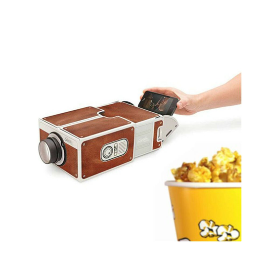 Smartphone Projector 2.0 Cinema In A Box Preassembled Fits Iphones