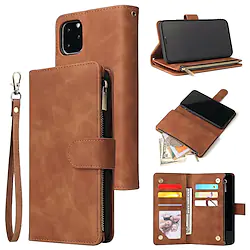 Phone Case For Apple Full Body Case Leather Wallet Card iPhone 14 Pro Max Plus 13 12 11 Mini X XR XS 8 7 Wallet Card Holder Flip Solid Color TPU PU Leather Lightinthebox