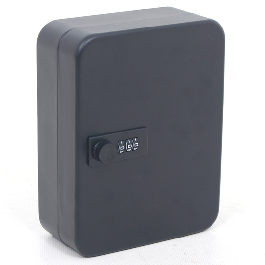 Combination Key Cabinet Lockable Key Safe Storage Box 20 Tags - Black