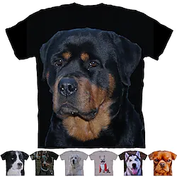 Inspired by Animal Dog T-shirt Cartoon Manga Animal Graphic T-shirt For Men's Women's Unisex Adults' 3D Print 100% Polyester Casual Daily Lightinthebox