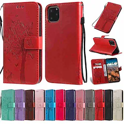 Phone Case For Apple Full Body Case Leather Wallet Card iPhone 14 Pro Max 14 Plus 13 12 11 Pro Max Mini X XR XS Wallet Card Holder with Stand Tree TPU PU Leather Lightinthebox