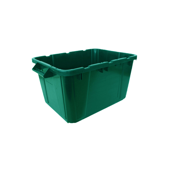 Straight - Ergo Box - 55L - Green Recycling Box (For Indoor & Outdoor use)
