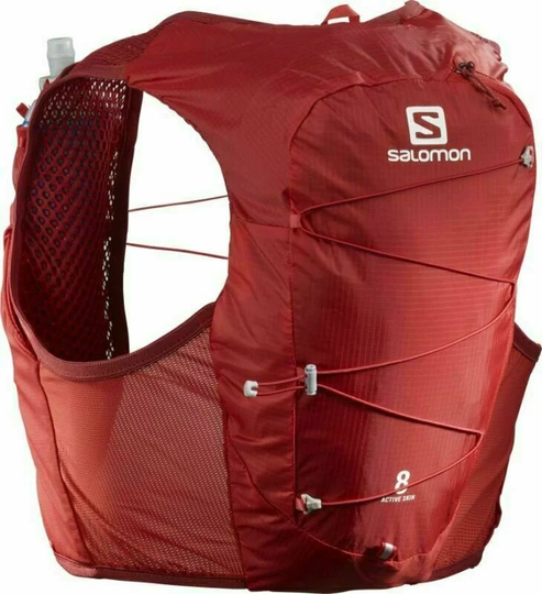 Salomon Active Skin 8 Set Goji Berry/Red Chili XL