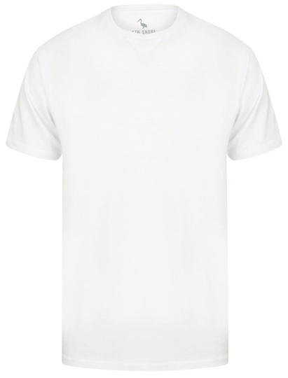T-Shirts Kinsley Basic Cotton Crew Neck T-Shirt In Optic White - South Shore / XL - Tokyo Laundry