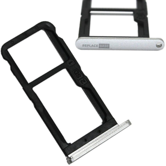 SIM SD Tray For Nokia 7 Slot Holder Socket Repair Part Silver Replacement Card