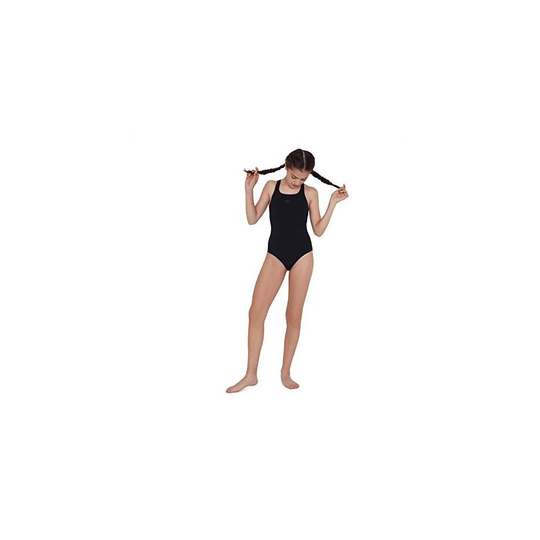 (9-10 Years) Speedo Junior Essential Endurance+ Medalist Swimsuit Girls Swimming Costume