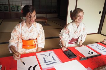 Cultural Activity Combo in Miyajima : Kimono, Tea Ceremony, Calligraphy, Cooking
