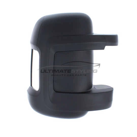 Peugeot Boxer Van 10/2006-> Wing Mirror Cover Cap Black Textured Drivers Side (RH)