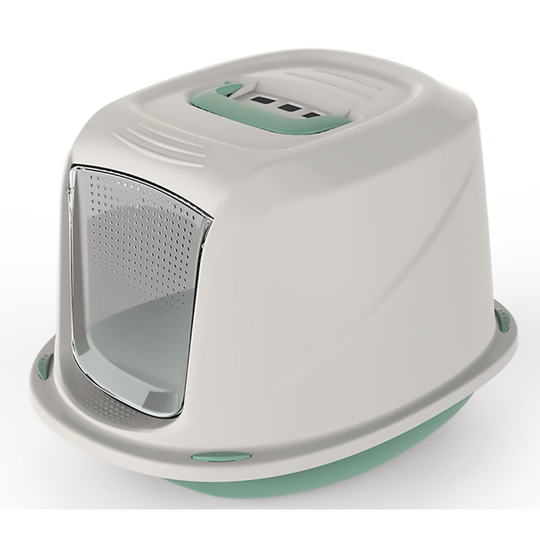 (Green) Cat Kitten Litter Tray Box