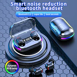 RGB K10 TWS Bluetooth 5.3 True Wireless Headphones Noise-cancelling HiFi Bluetooth Gaming headphones Lightinthebox